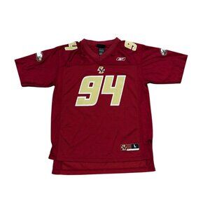 Reebok Boston College Eagles #94 Maroon NCAA Football Jersey Youth Large